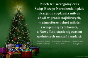 Życzenia Świąteczne od władz Powiatu Żywieckiego. - zdjęcie1