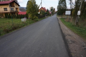 Gmina Jeleśnia (remont drogi w Sopotni Małej)