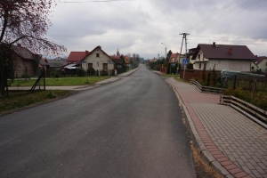 Gmina Łodygowice (remont drogi ul. Jana Pawła w Pietrzykowicach)