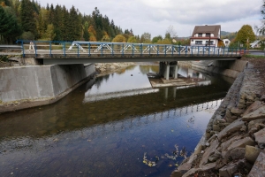 Gmina Ujsoły (remont przyczółków mostu - okolice skrzyżowania na Soblówkę)