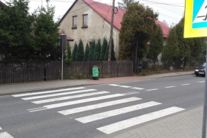 Gmina Węgierska Górka (przejście dla pieszych w Ciścu)